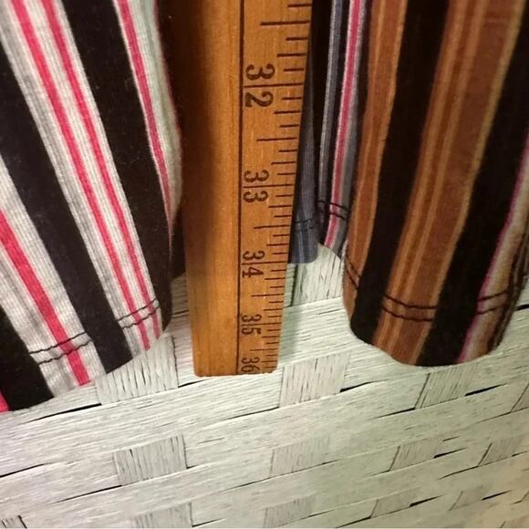 Lane Bryant, long sleeve tea striped very colorful plus size 18/20 long - Picture 7 of 8
